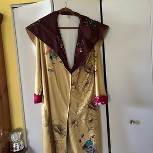 Womens XL lightweight Fall Jacket Cotton/Polyester, buckle at chest,snaps closed